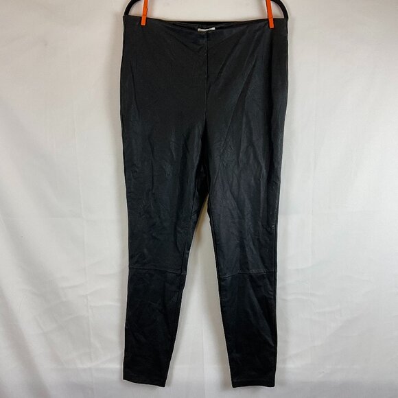 Good American Good Waist Vegan Leather Pants Faux Leather Leggings 5 US 2XL - Picture 1 of 11